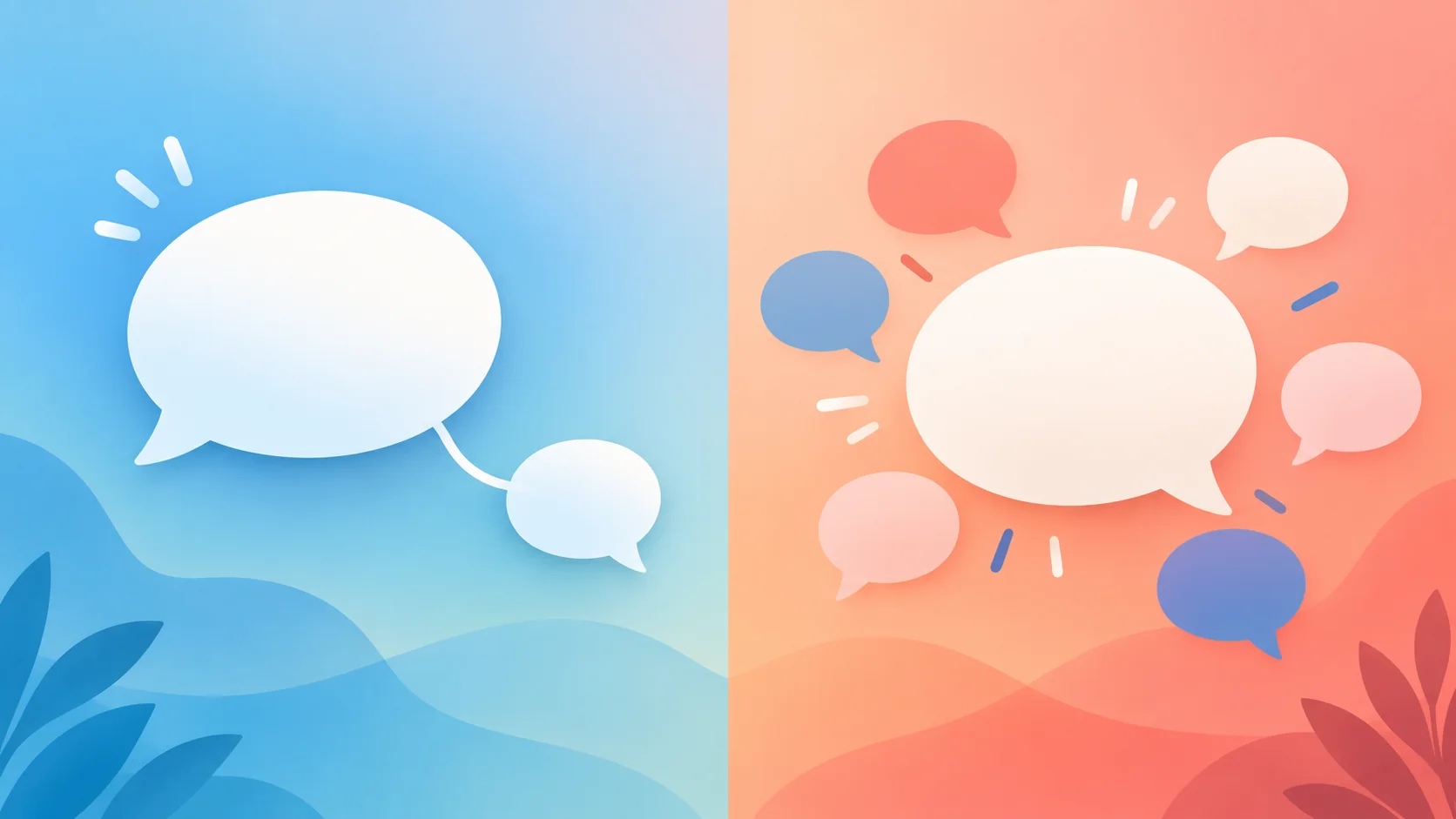 1-on-1 Chat vs Group Chat: Why Private Conversations Work Better